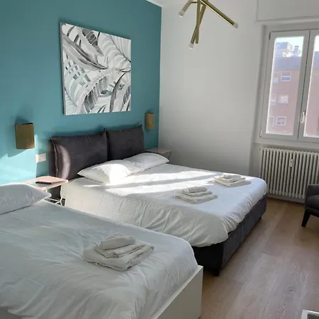 Trilocale Con Vista E Due Bagni Metro Blu Piazza Frattini דירה מילאנו